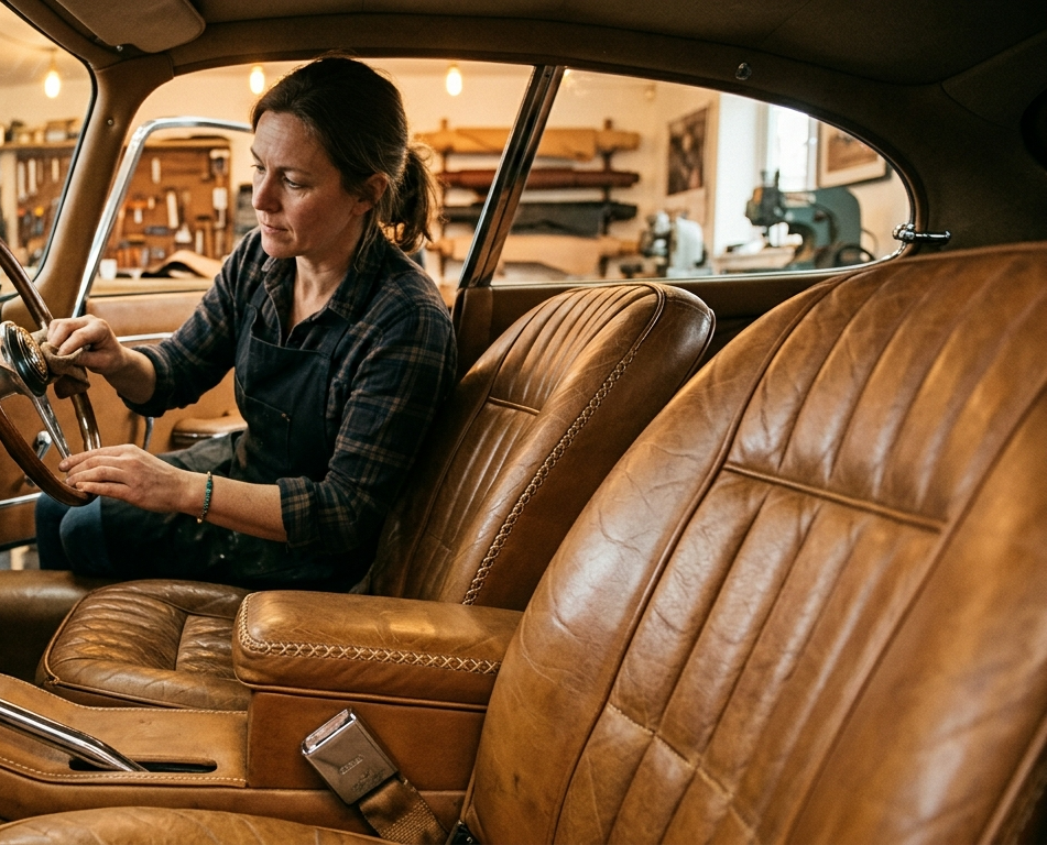 Sellerie automobile et moto sur mesure par artisan